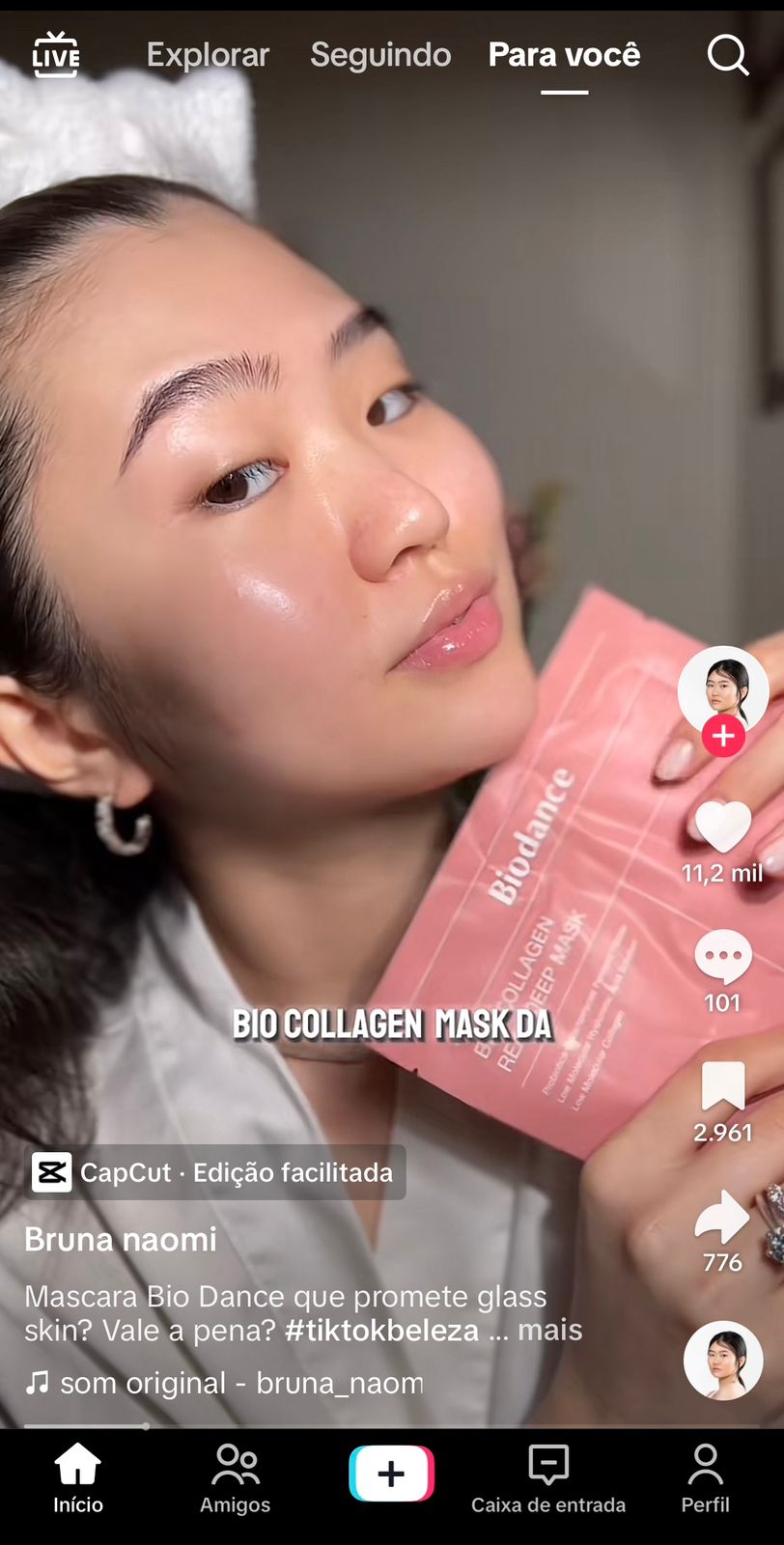 A máscara coreana, Bio Collagen Mask, vale mesmo a pena? 