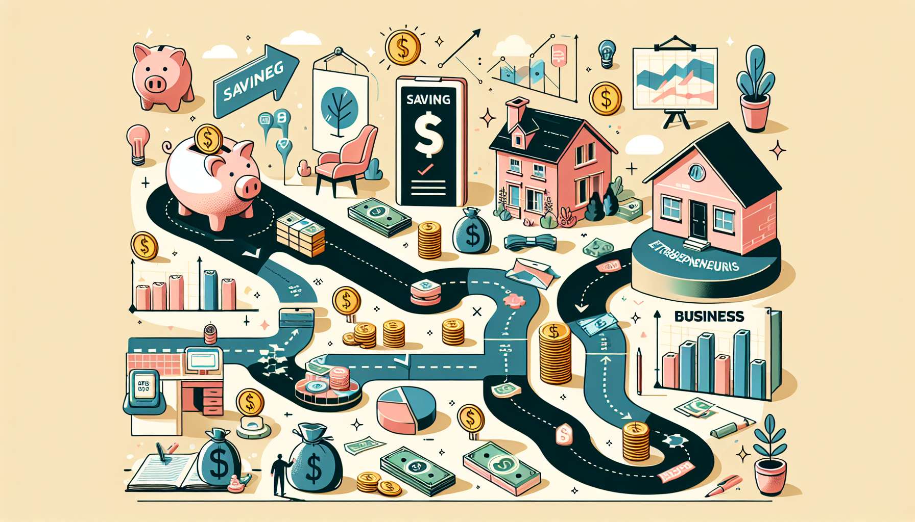 Como Alcançar a Liberdade Financeira: Poupança Inteligente e Empreendedorismo